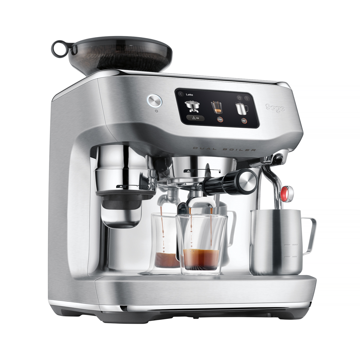 Sage - Oracle Dual Boiler - Ekspres ciśnieniowy SES995BSS - Stalowy