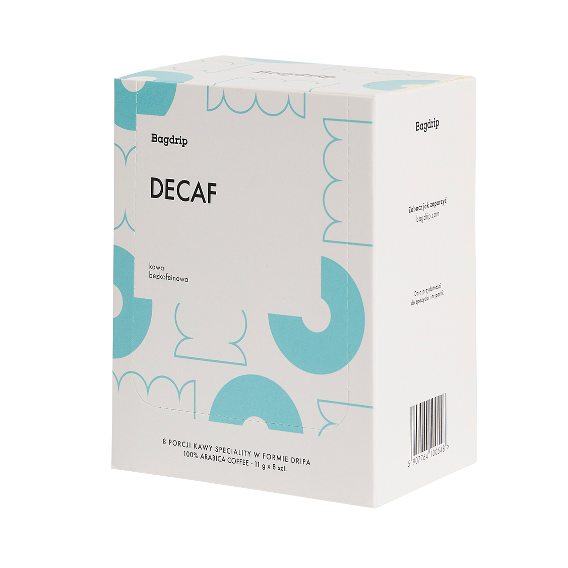 Bagdrip - kawa bezkofeinowa w saszetkach - 8 saszetek 11 g