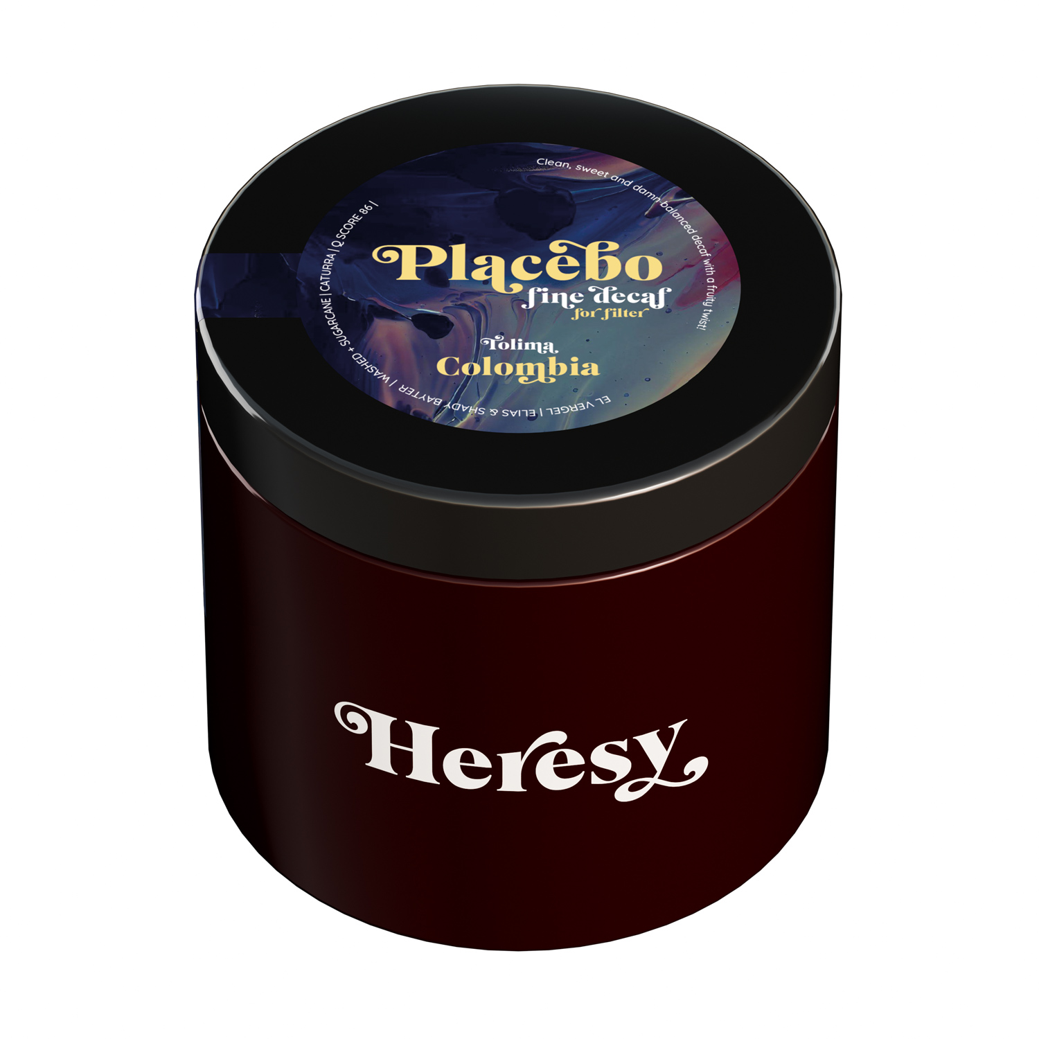 Heresy - Colombia Placebo Fine Decaf Filter 252 g