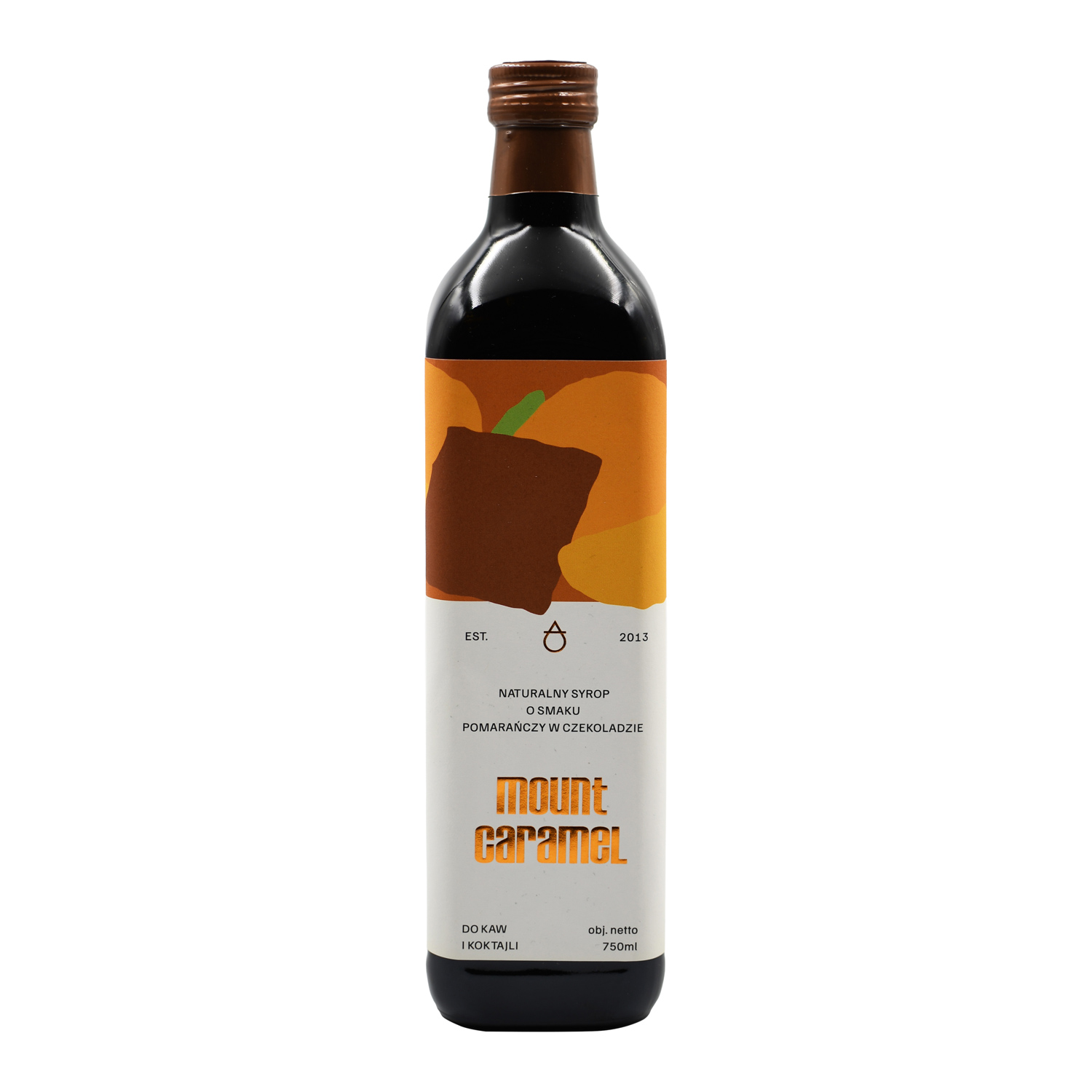 Mount Caramel - Syrop pomarańcza w czekoladzie 750 ml