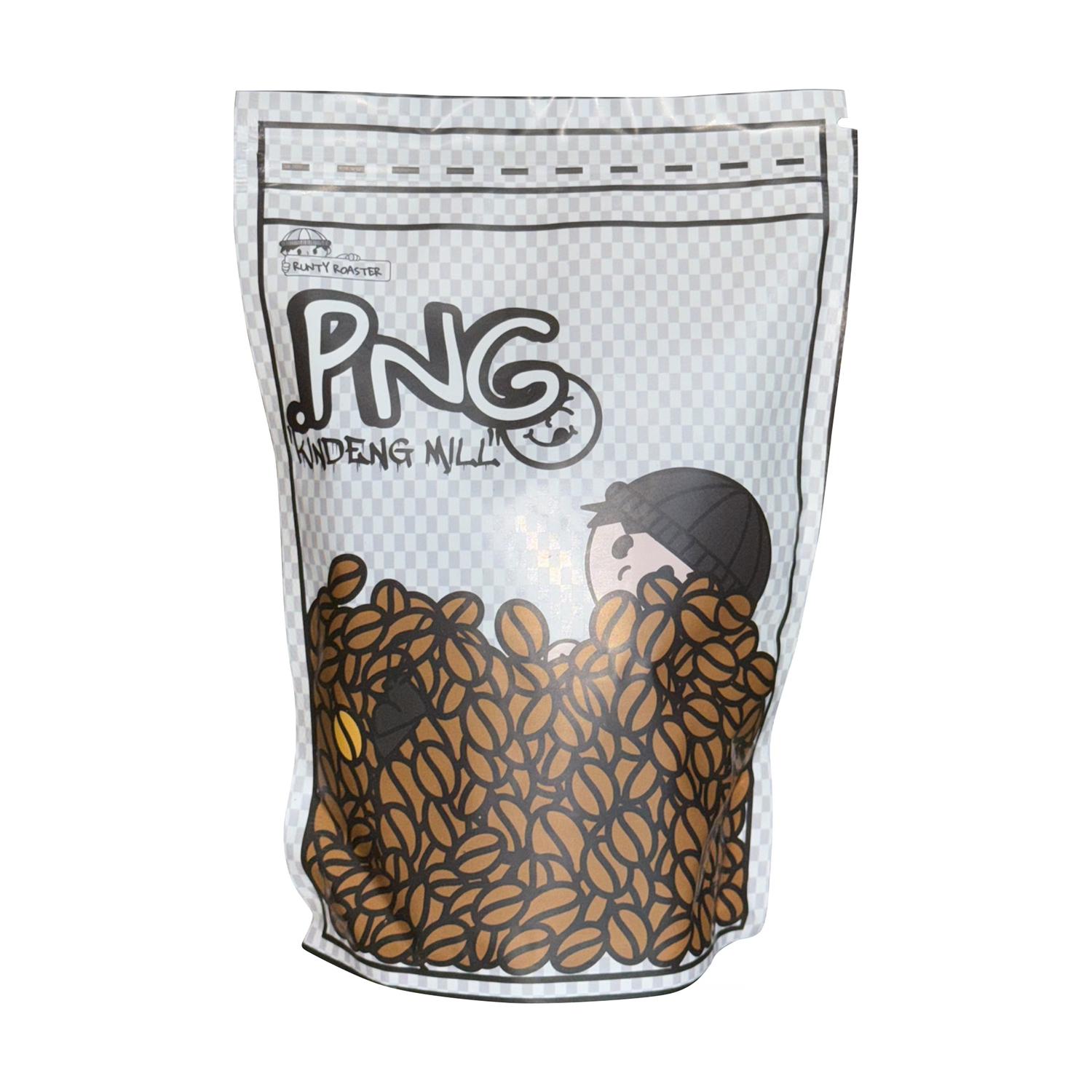 Runty Roaster - kawa ziarnista Papua Nowa Gwinea Kindeng Mill Natural Filter 250 g