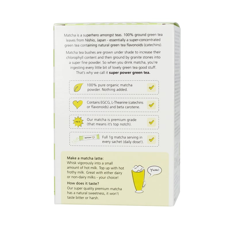 premium matcha green tea – teapigs