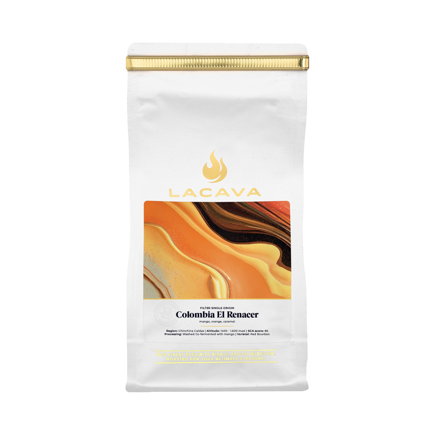 LaCava - kawa ziarnista Kolumbia El Renacer Mango Washed Co-fermented Filter 200 g
