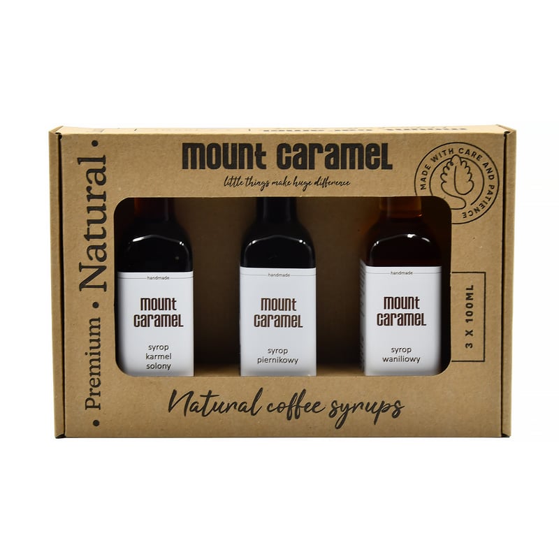 Mount Caramel - Syrup Set 3 x 100ml - Gingerbread - Salted Caramel - Vanilla