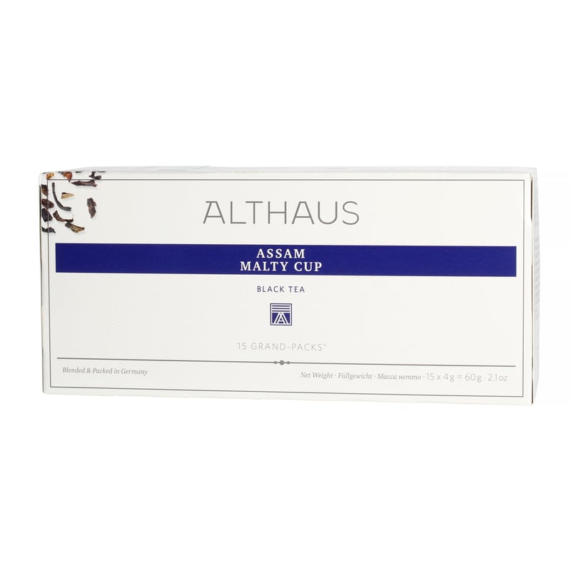 Althaus - Assam Malty Cup Grand Pack - Herbata 15 dużych saszetek