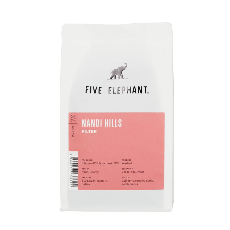 Five Elephant - Kenya Nandi Hills Washed Filter 250g (outlet)