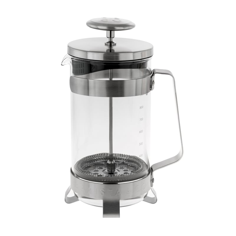 Barista & Co - 8 Cup Plunge Pot  Electric Steel - French Press