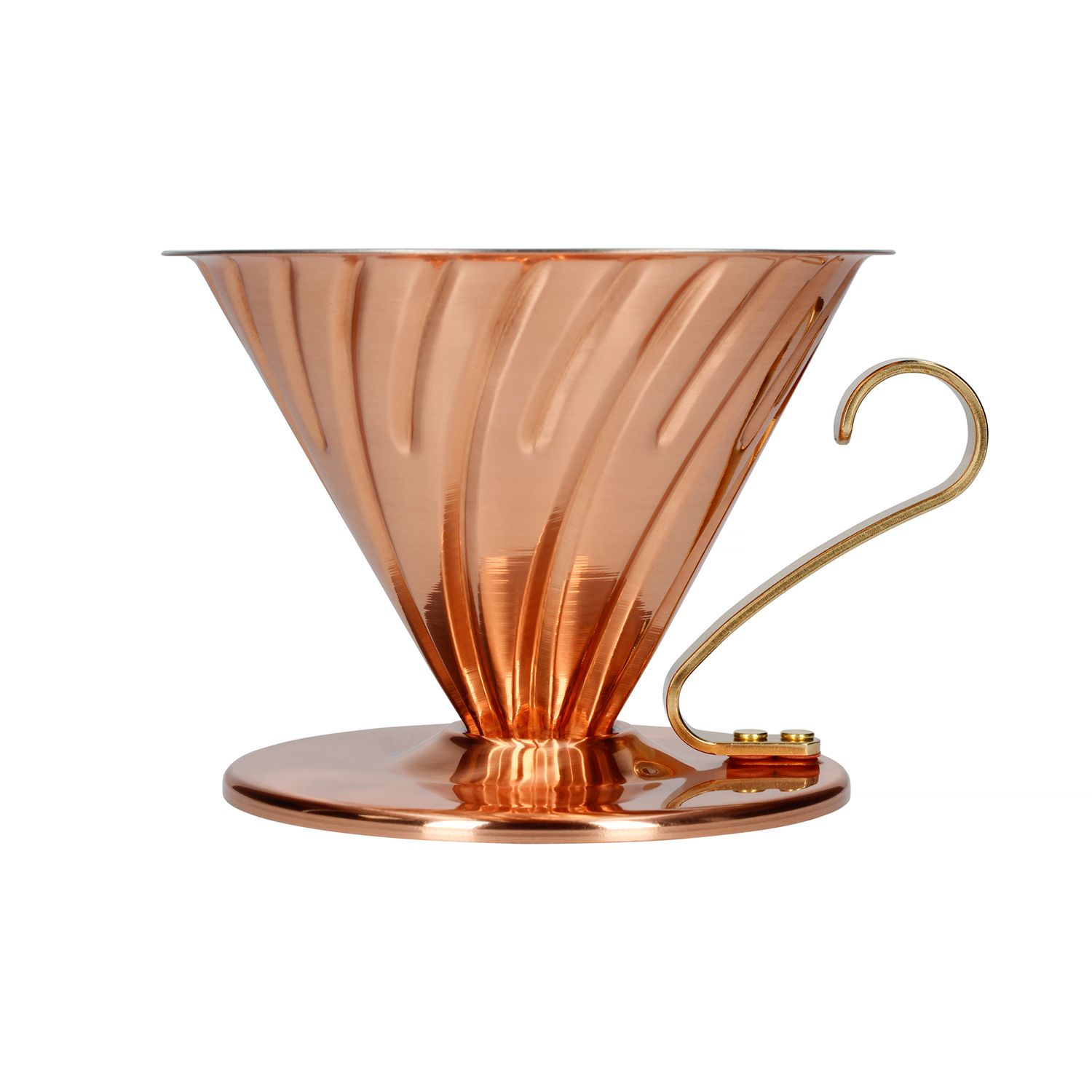 Hario metalowy Drip V60-02 miedziany-złoty