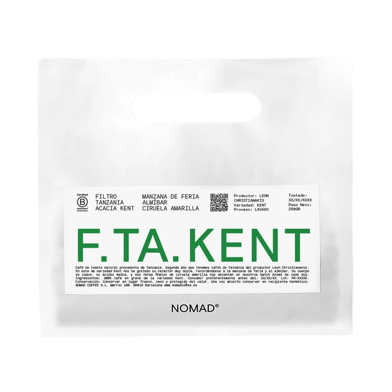 Nomad Coffee - Tanzania Acacia Hills Kent Washed Filter 250g