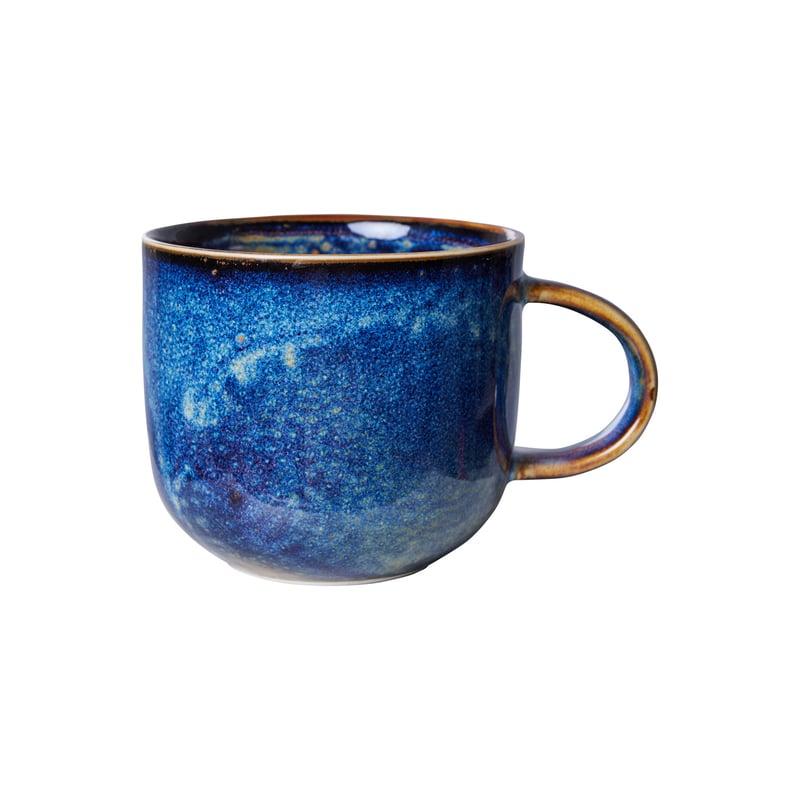 HKliving - Chef Ceramics Mug Rustic Blue 320ml