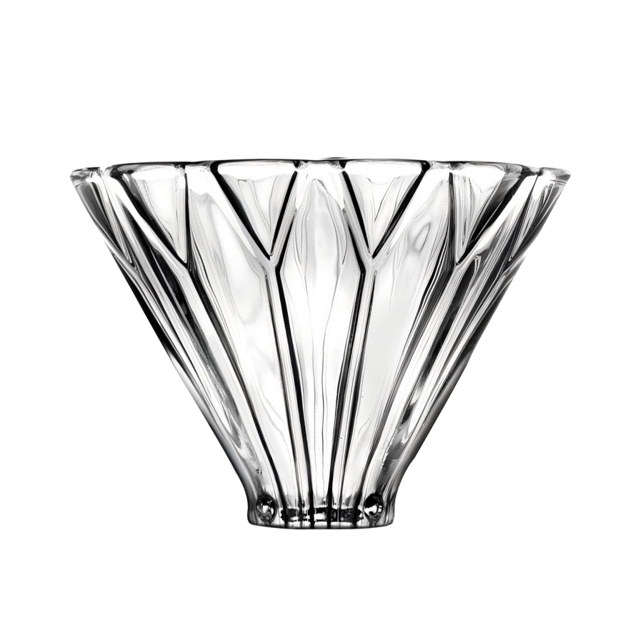 zeroHero - dripper szklany Prisma 1-2 fil. - czarny