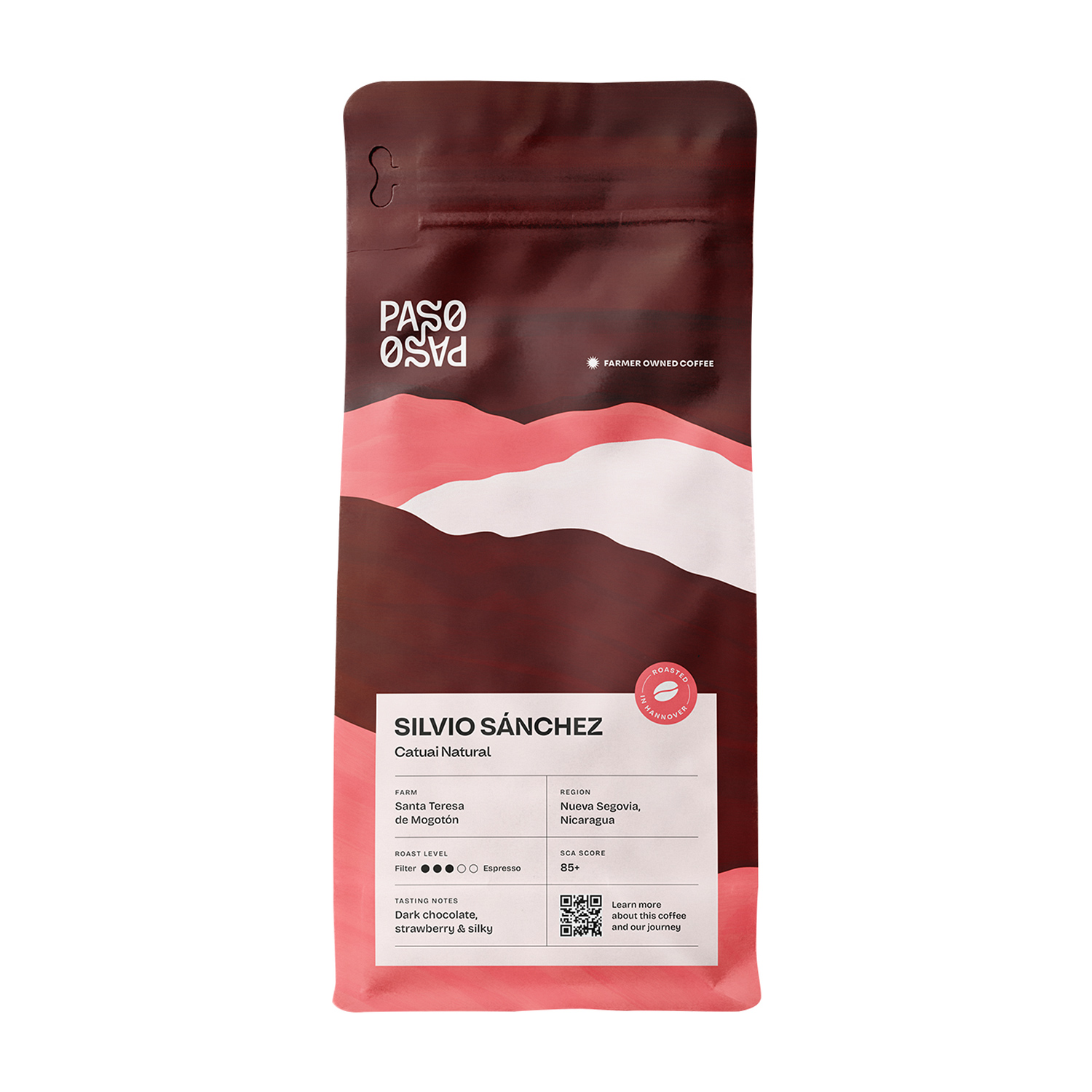 Paso Paso - Nicaragua Silvio Sanchez Catuai Natural Omniroast 250g