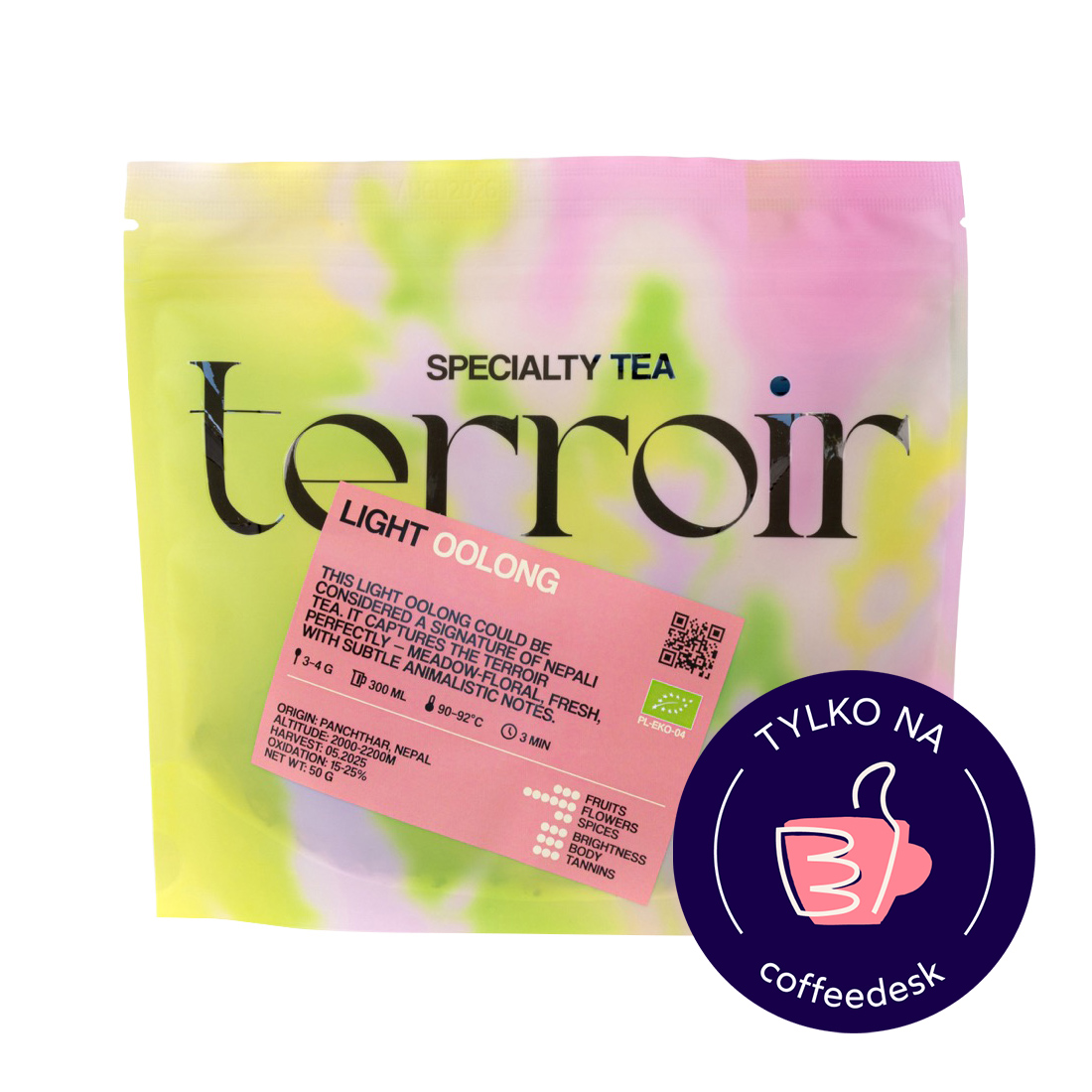 Terroir - herbata sypana oolong Light EKO 50 g