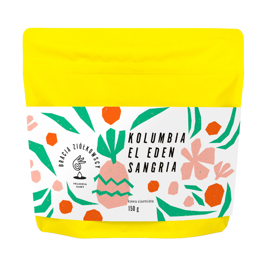 Bracia Ziółkowscy - kawa ziarnista Kolumbia El Eden Sangria Washed Filter 150 g