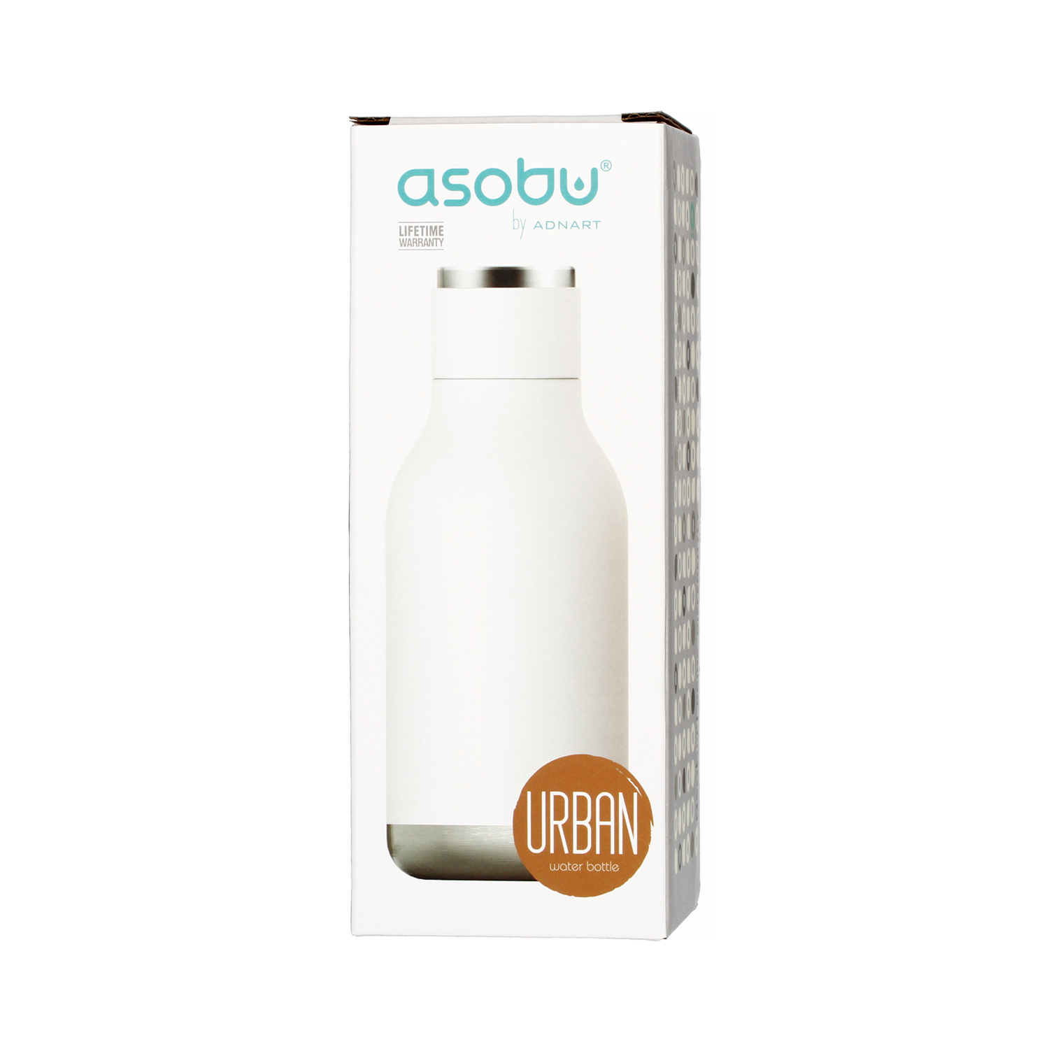 Asobu - Urban Water Bottle Biały - Butelka termiczna 460 ml