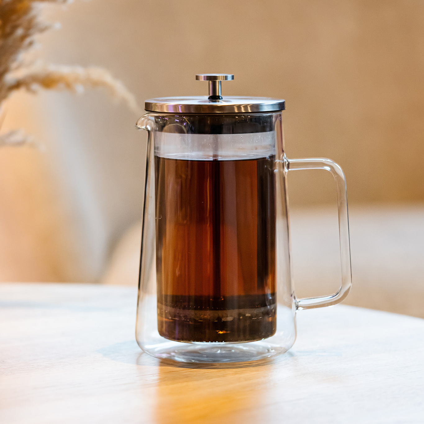 Vialli Design - Diva French Press Silver Matt 1l