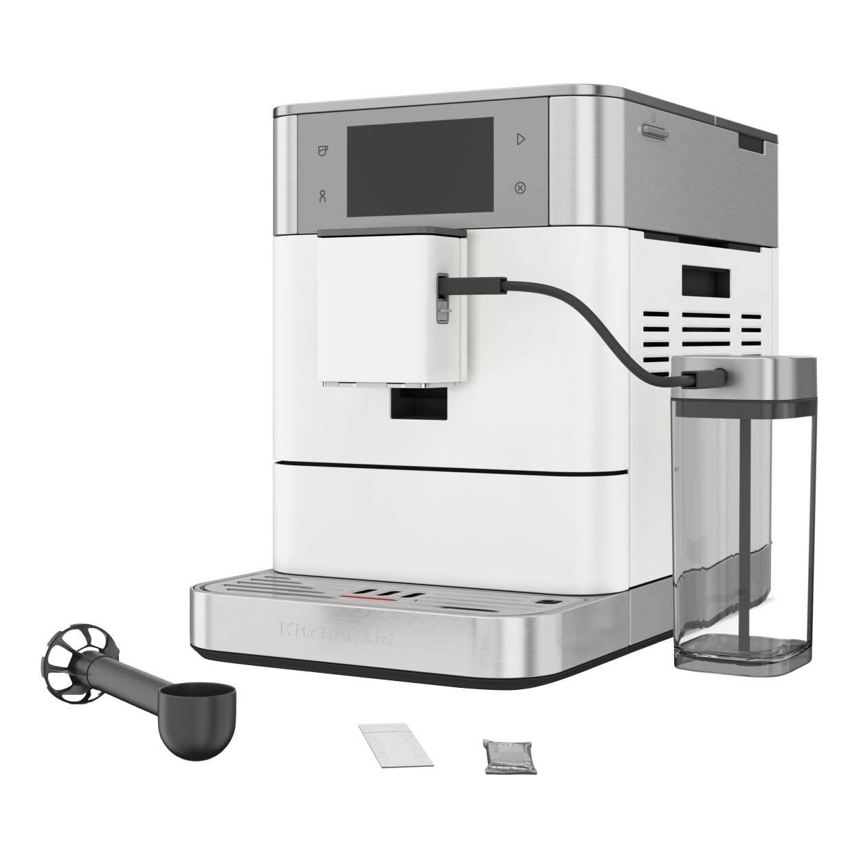 KitchenAid - Automatic Espresso Machine KF8 porcelain white