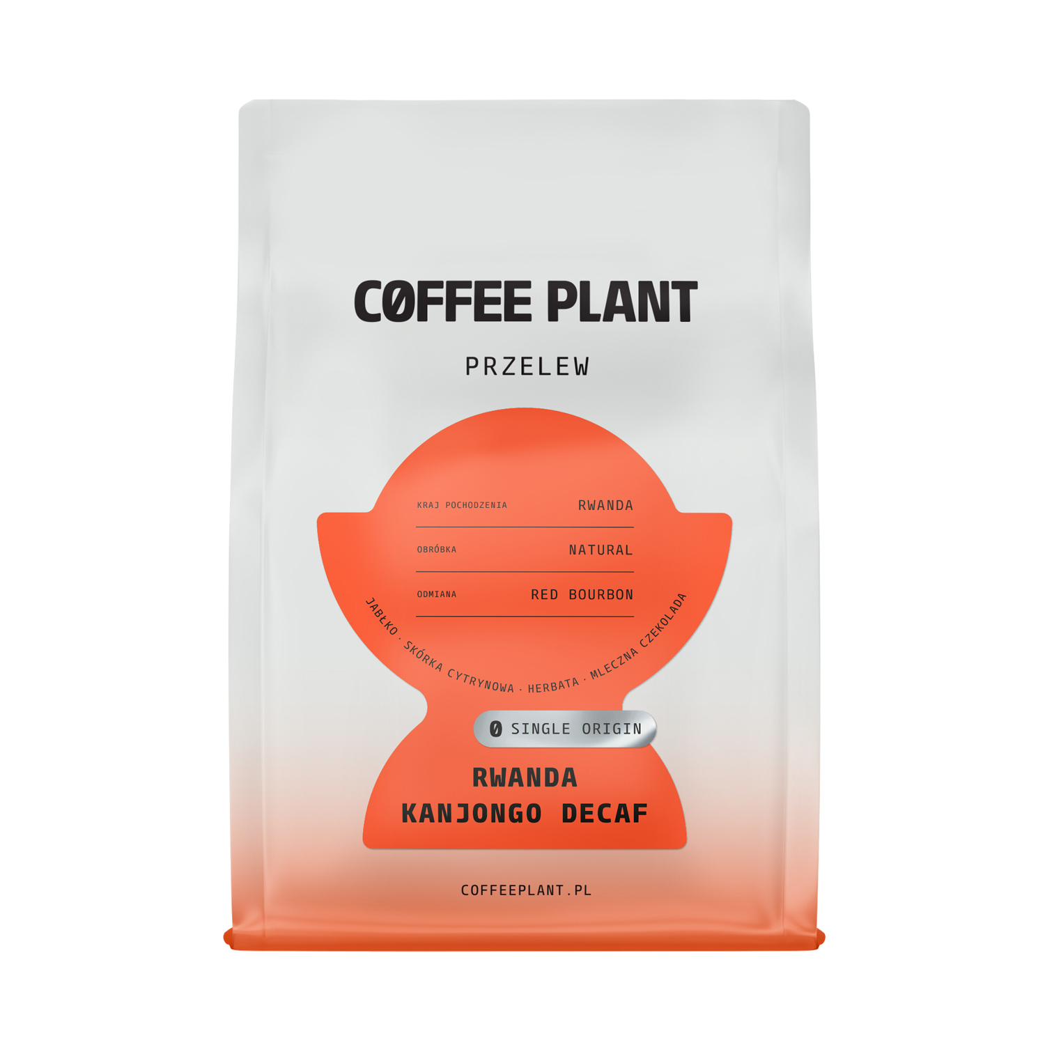 COFFEE PLANT - Rwanda Kanjongo Natural Decaf Filter 250 g