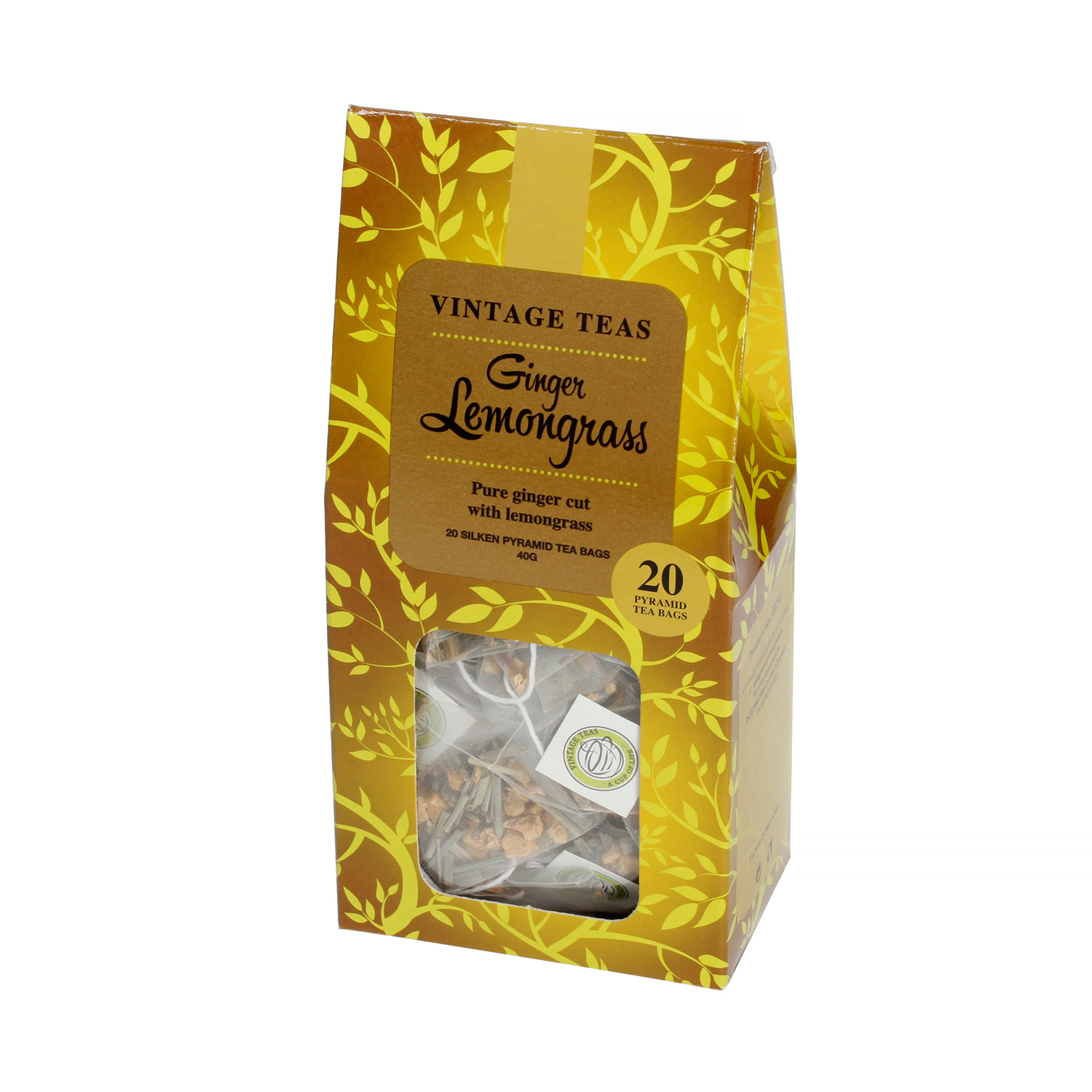 Vintage Teas Ginger Lemongrass - 20 Tea Bags