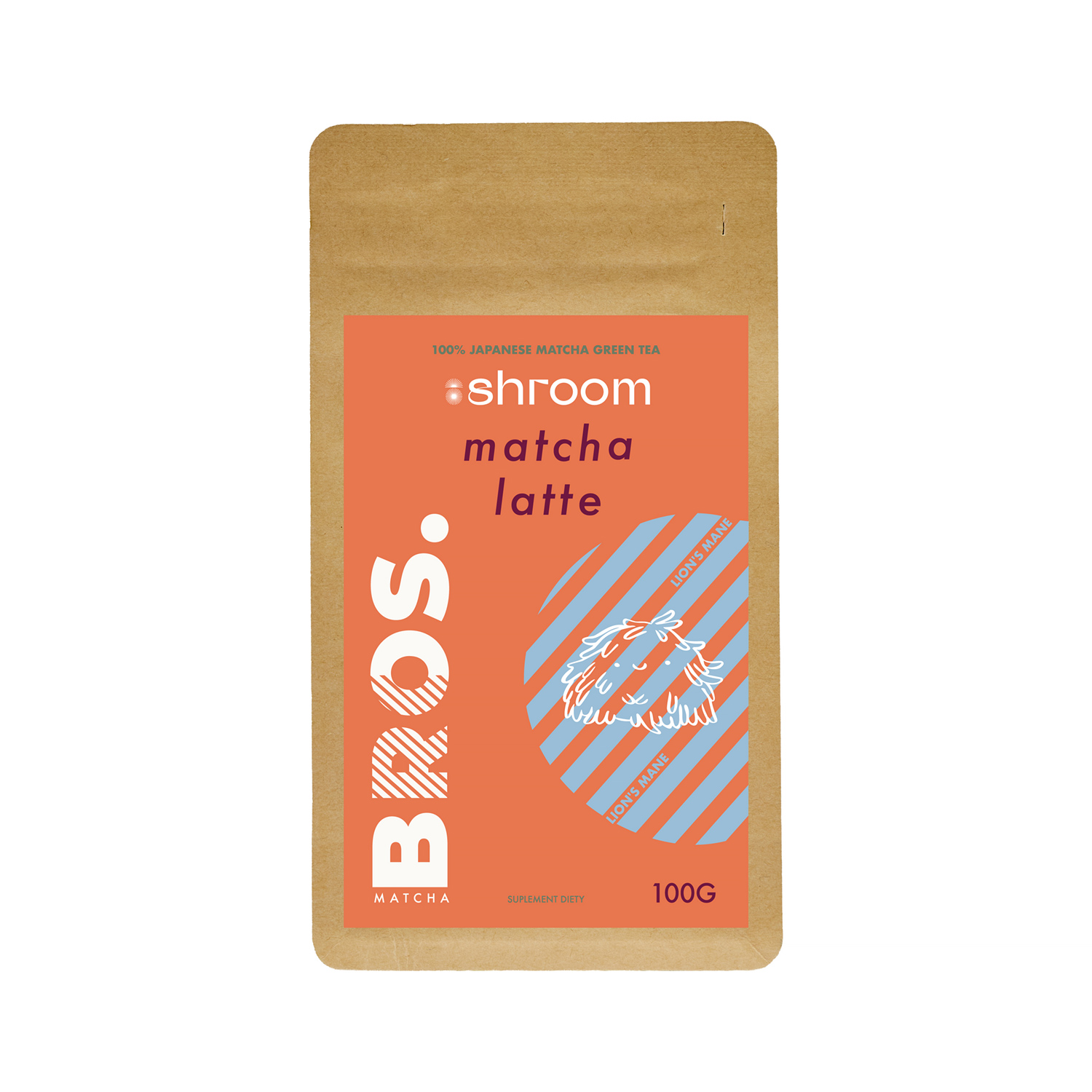 Matcha Bros - herbata matcha Shroom Matcha Latte 100 g