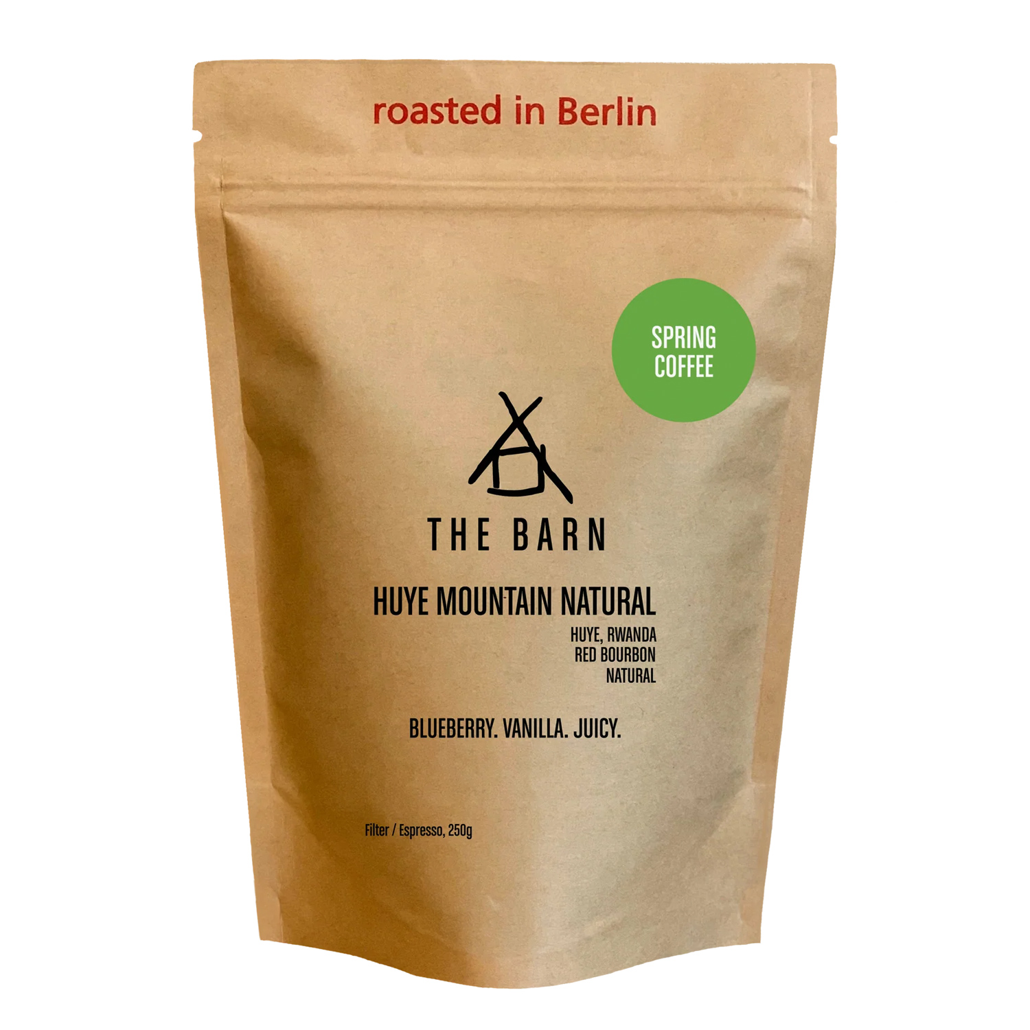 The Barn - Rwanda Spring Coffee Natural Filter 250 g