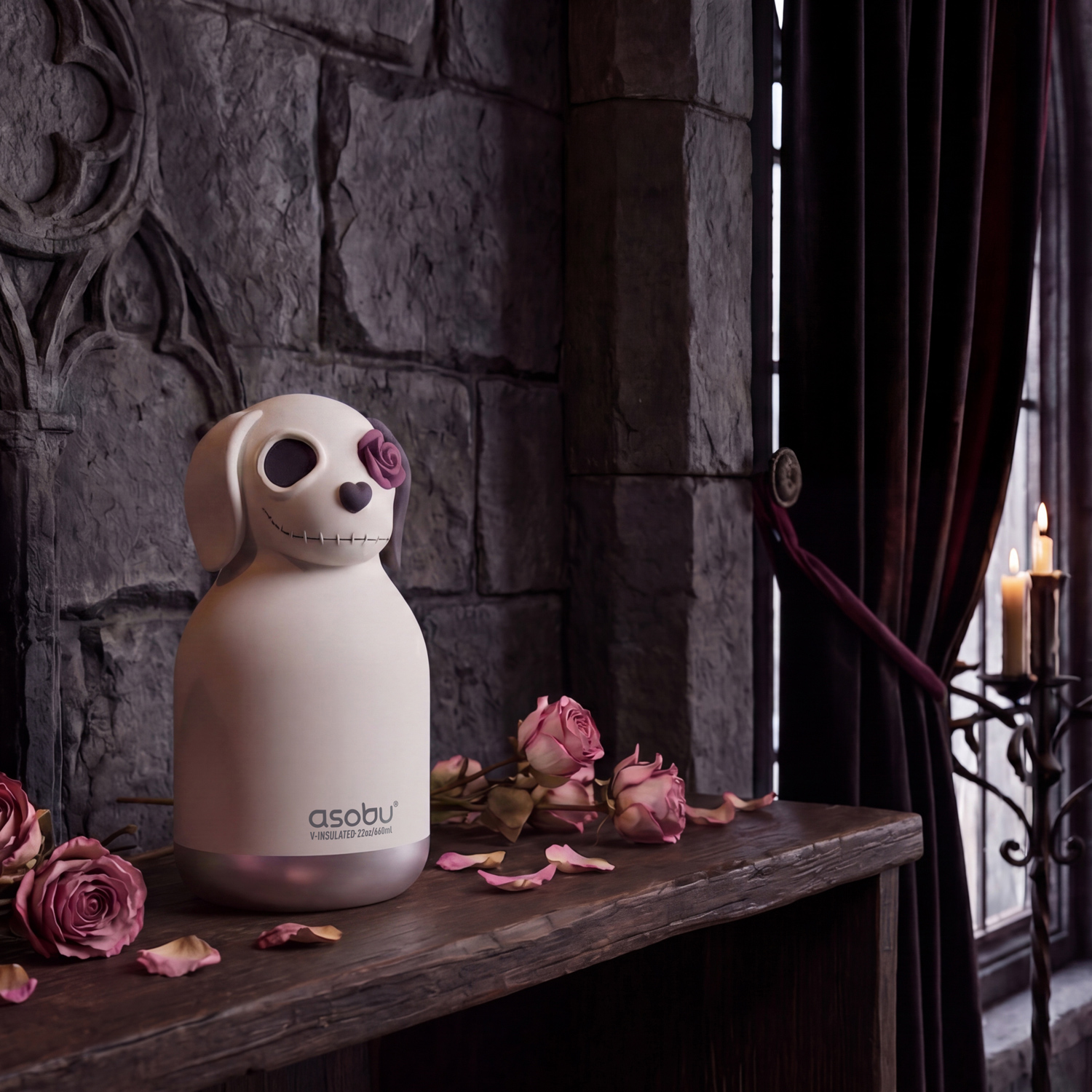 Asobu - butelka termiczna Spookies Frankinpup pies zombie 700 ml