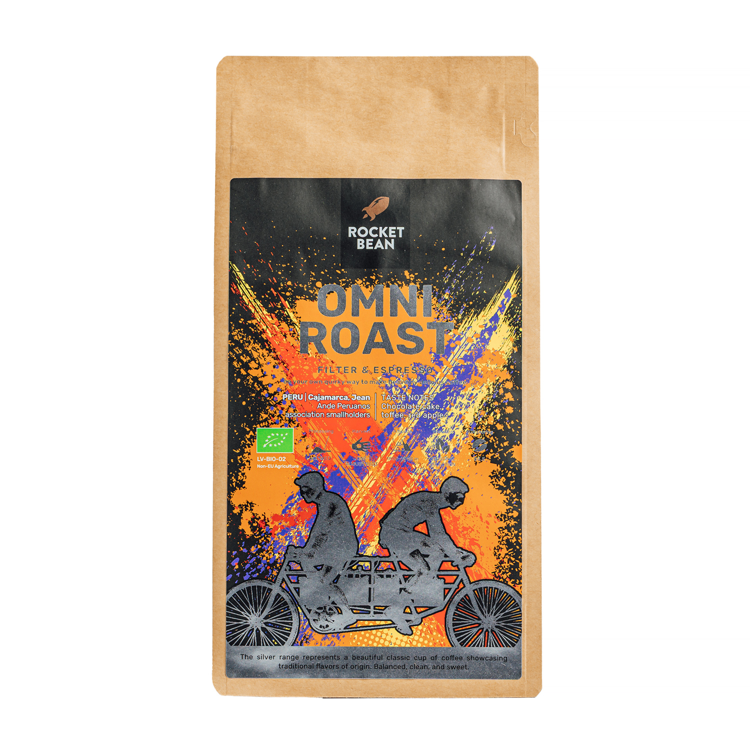 Rocket Bean - Peru Organic Washed Omniroast 500g