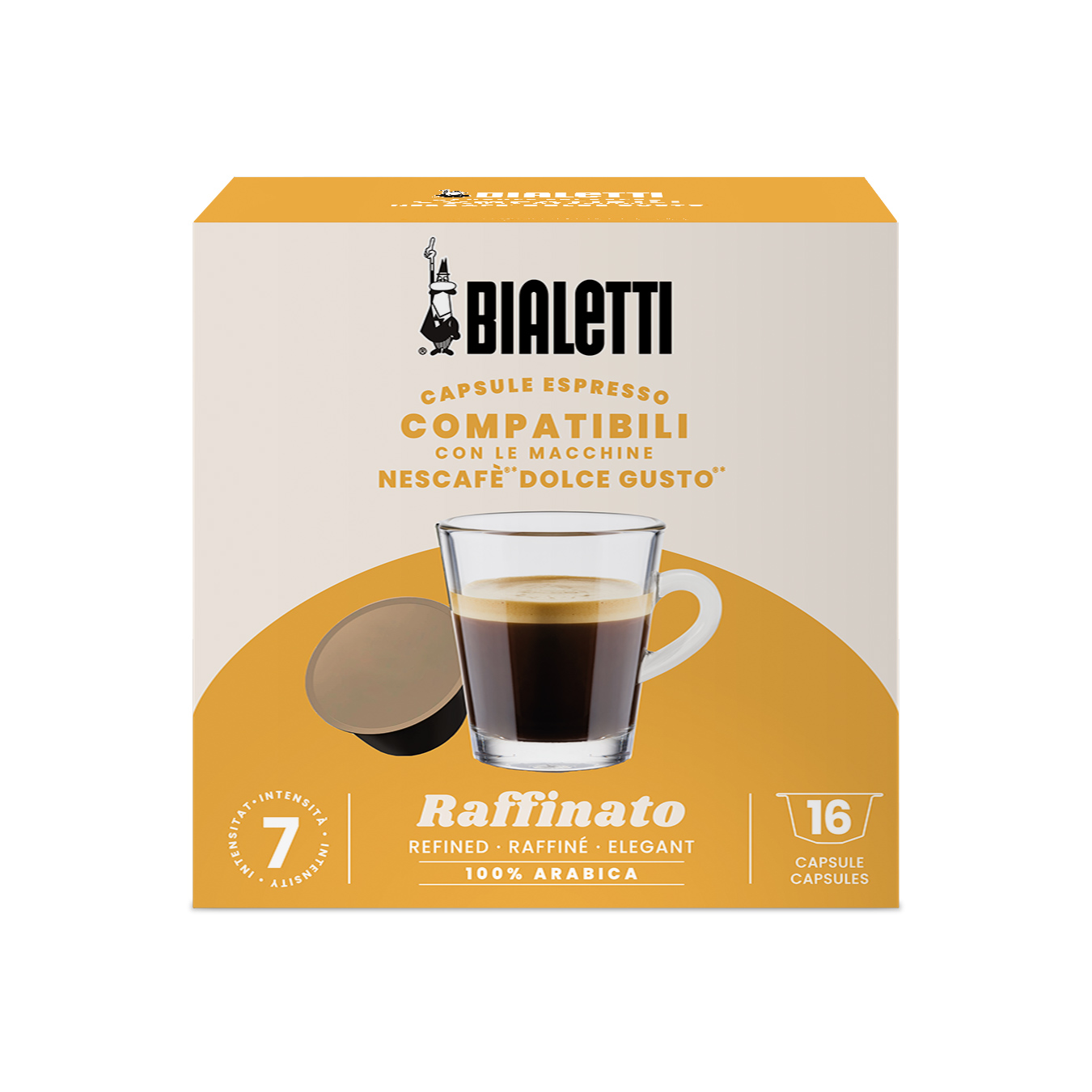 Bialetti - Dolce Gusto Raffinato - 16 Capsules