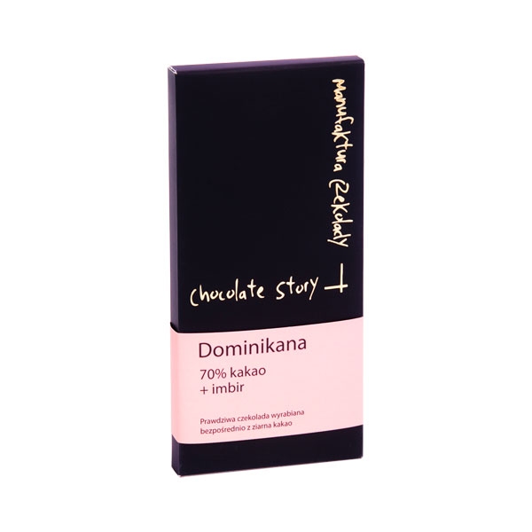 Manufaktura Czekolady - Chocolate 70% cocoa from the Dominican Republic - ginger