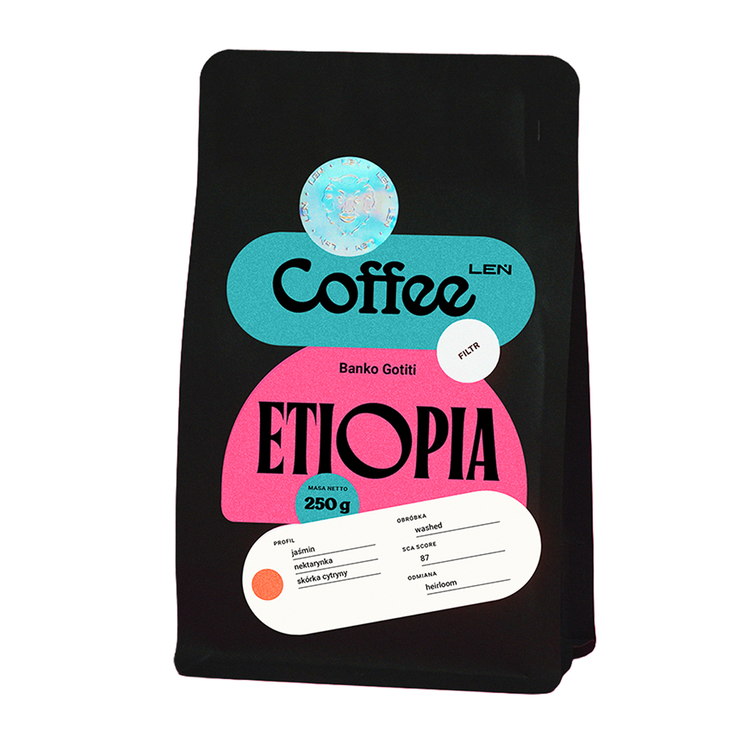 Leń Coffee - Ethiopia Banko Gotiti Washed Filter 250 g