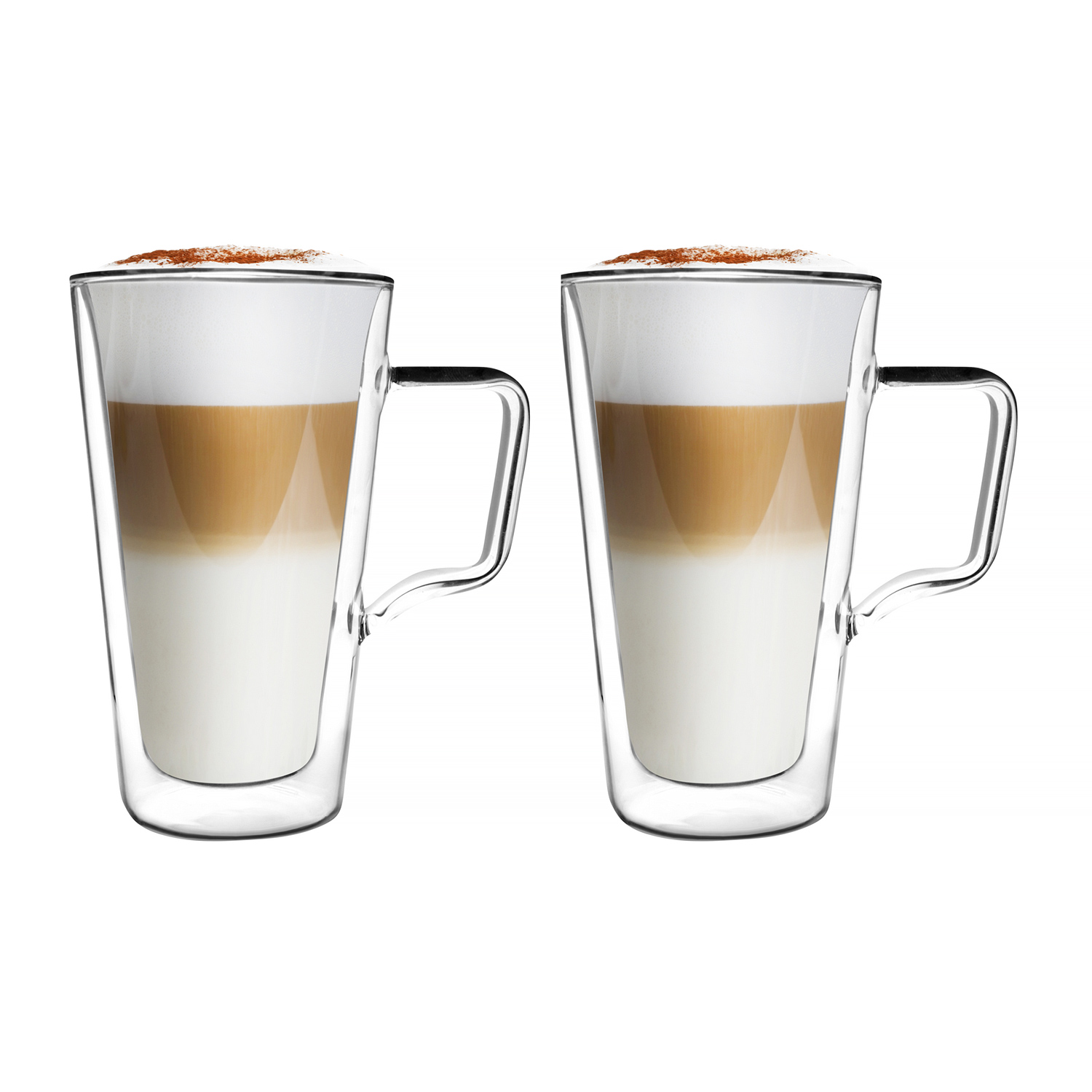 Vialli Design - Diva Set of 2 Latte Glasses 350ml