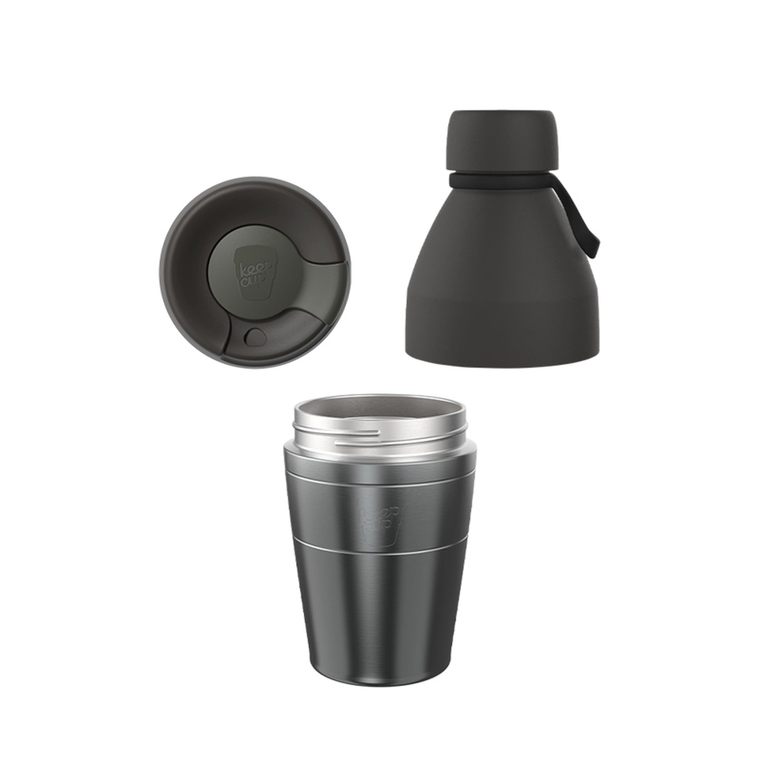 KeepCup - Butelka / Kubek termiczny Helix Thermal Kit M Nitro Black 530ml