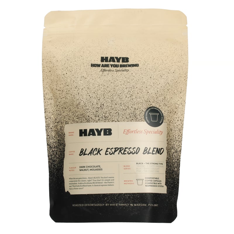 HAYB - Black Espresso Blend - 10 Capsules
