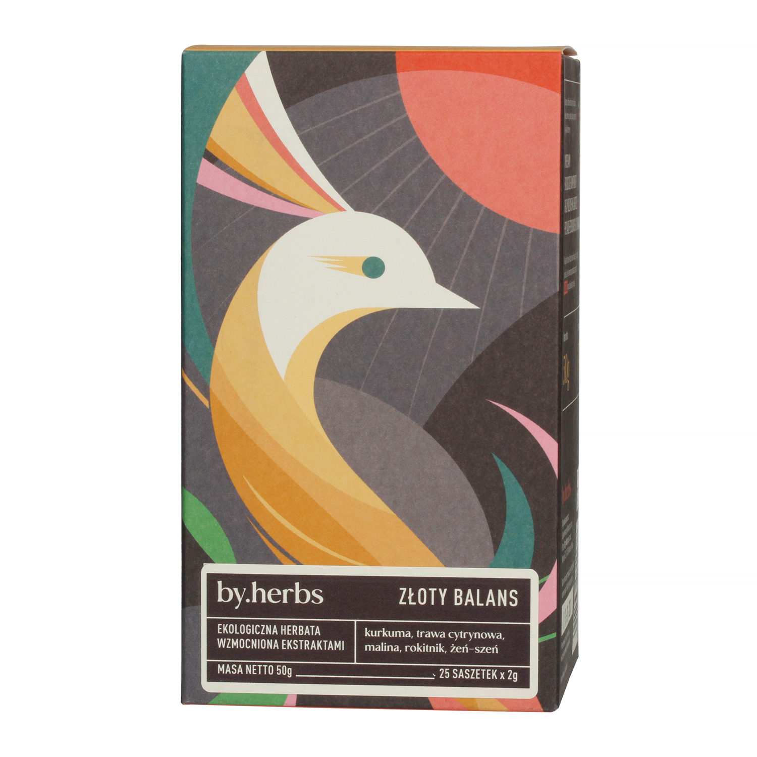By.herbs - Złoty Balans - Herbal Infusion - 25 Tea Bags