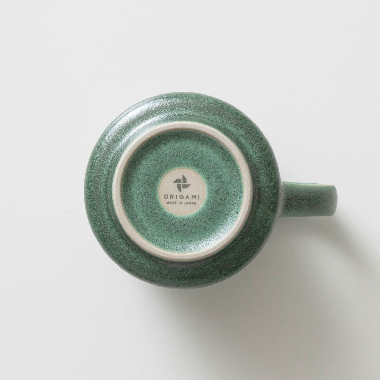 ORIGAMI - Kubek ceramiczny Aroma Vintage 320 ml - Zielony