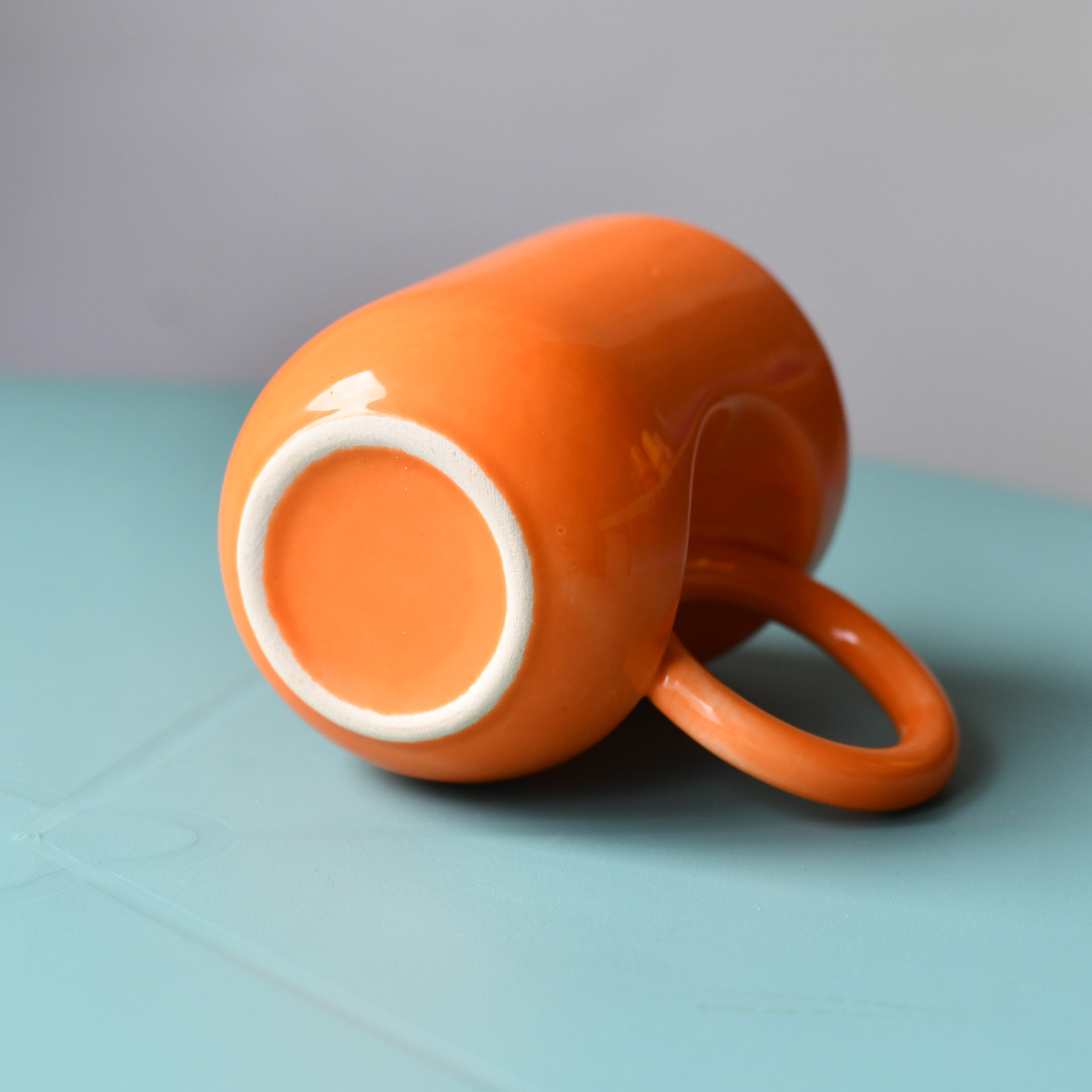 NOT.BAD - kubek ceramiczny BAD MOOD pomarańczowy 290 ml