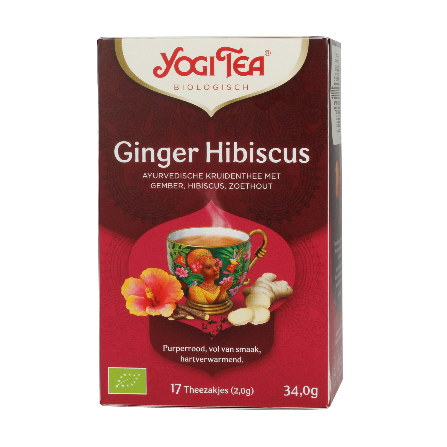 Yogi Tea - Ginger Hibiscus - 17 Tea Bags