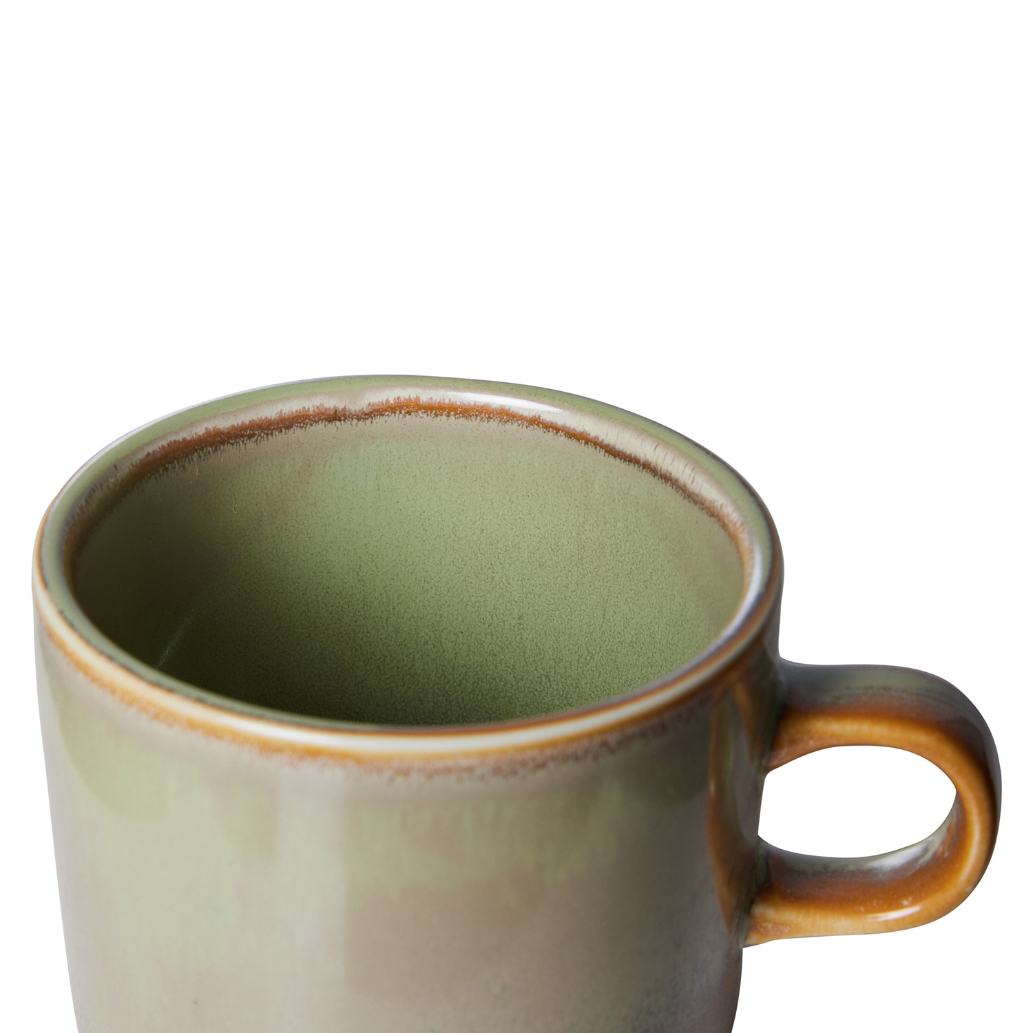 HKliving - Filiżanka ceramiczna Chef Ceramics Moss Green 220ml