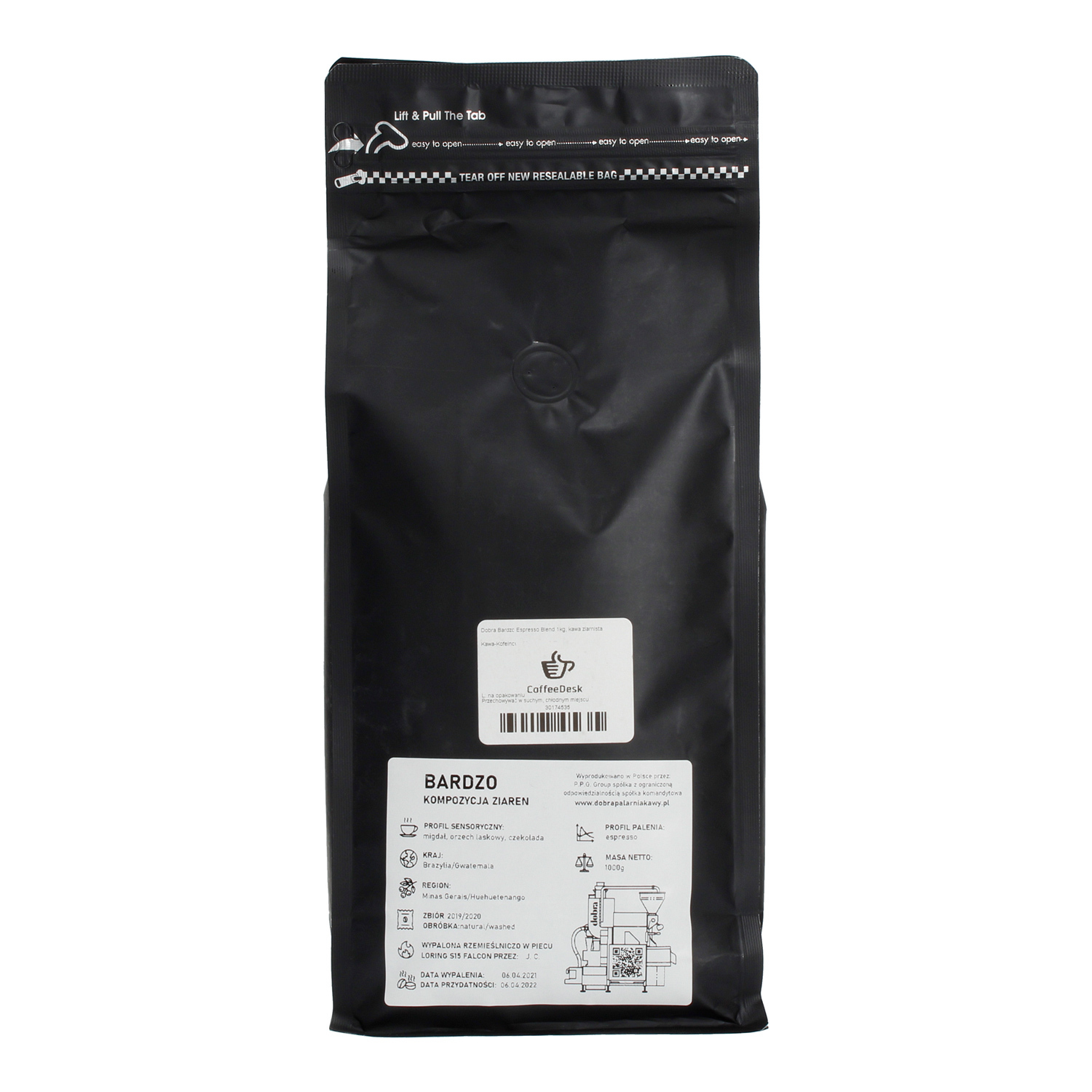 Dobra Palarnia Kawy - Bardzo Espresso Blend 1kg