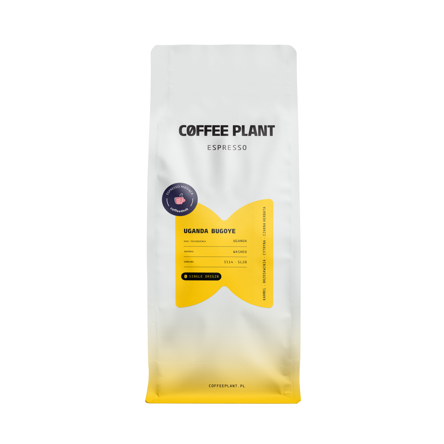 ESPRESSO MIESIĄCA: COFFEE PLANT - kawa ziarnista Uganda Bugoye Fully Washed Espresso 1 kg