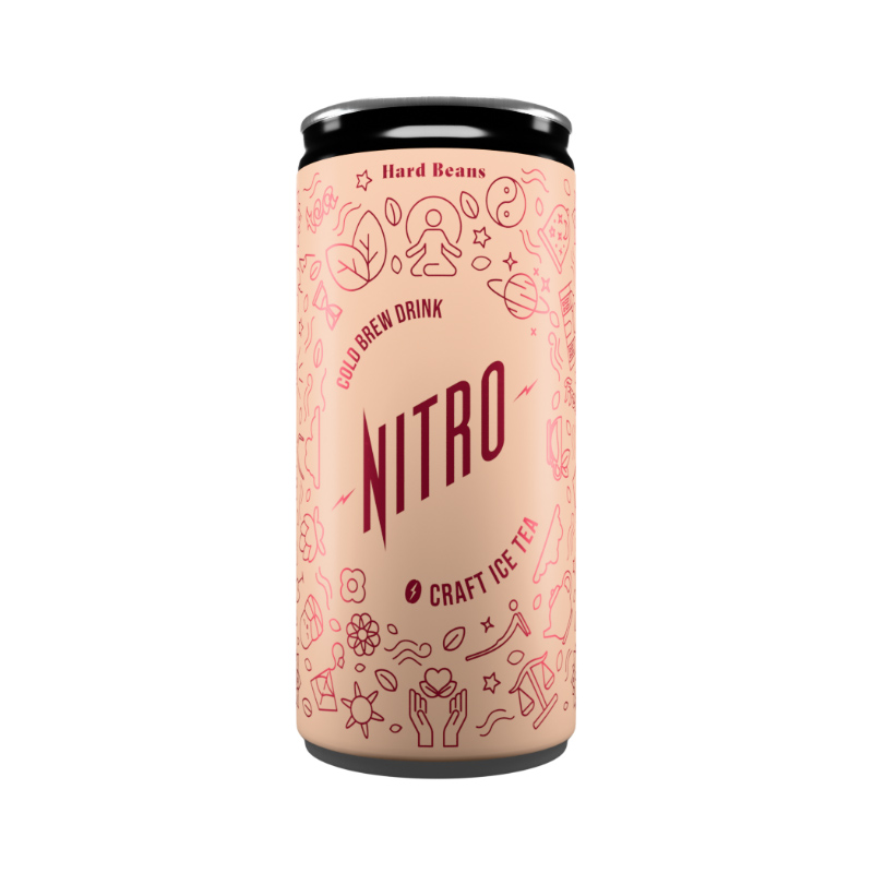 Hard Beans - Napój Nitro Cold Brew Craft Ice Tea 200 ml
