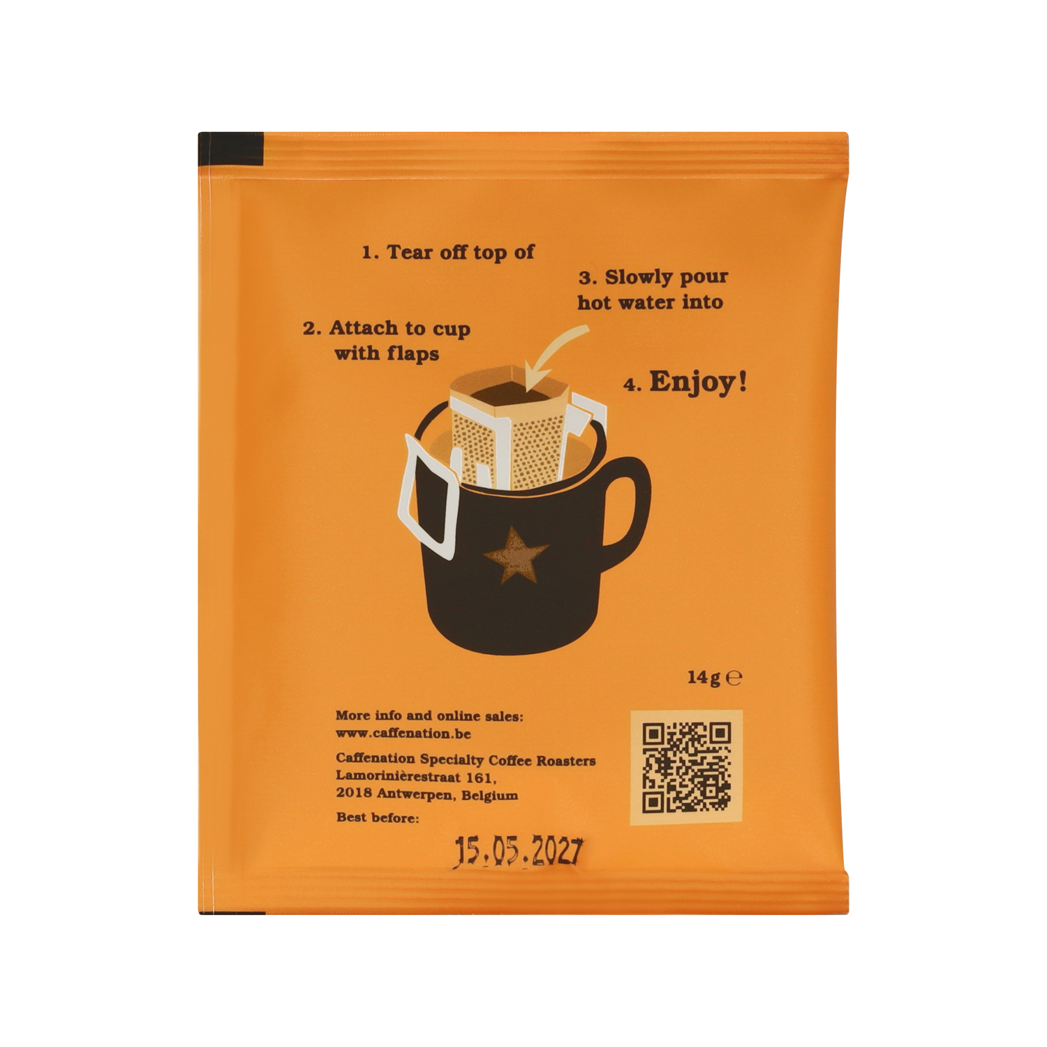 Caffenation - Kenya Kay Washed - 10 Sachets 14 g