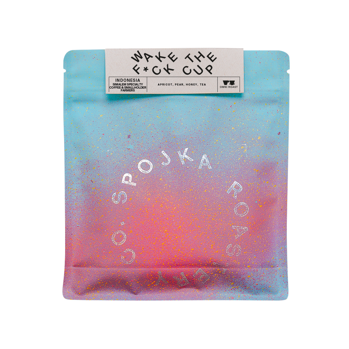 Spojka - kawa ziarnista Indonezja Wake The F*ck Cup Anaerobic Co-Fermentation Infused With Osmanthus Flowers Omniroast 200 g