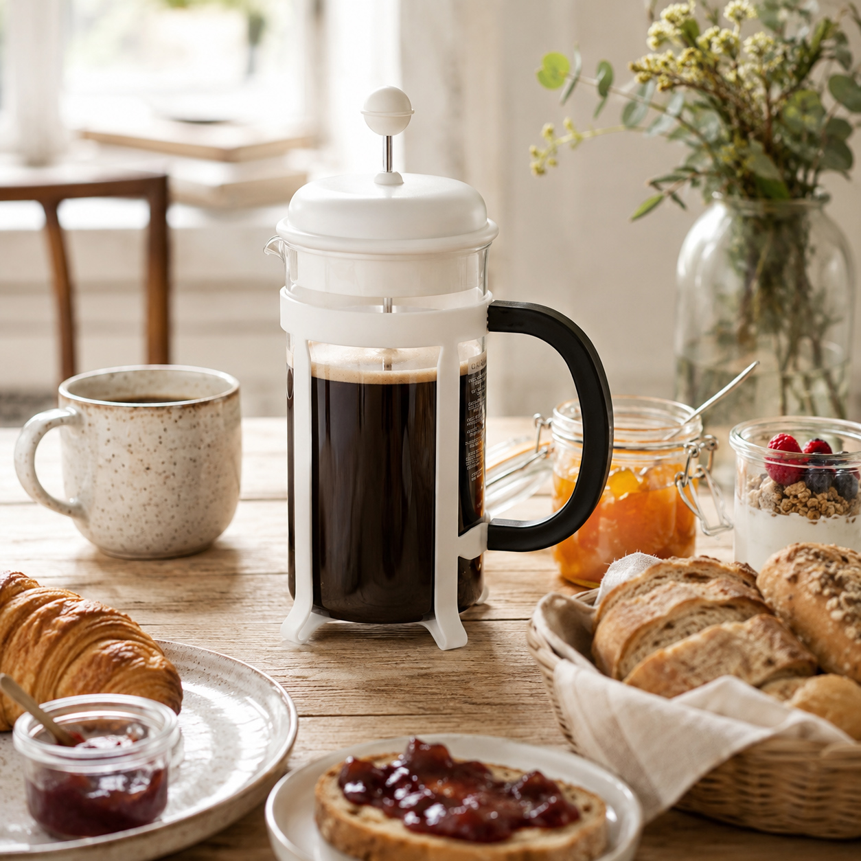 Bodum - French press Java Biały 1l