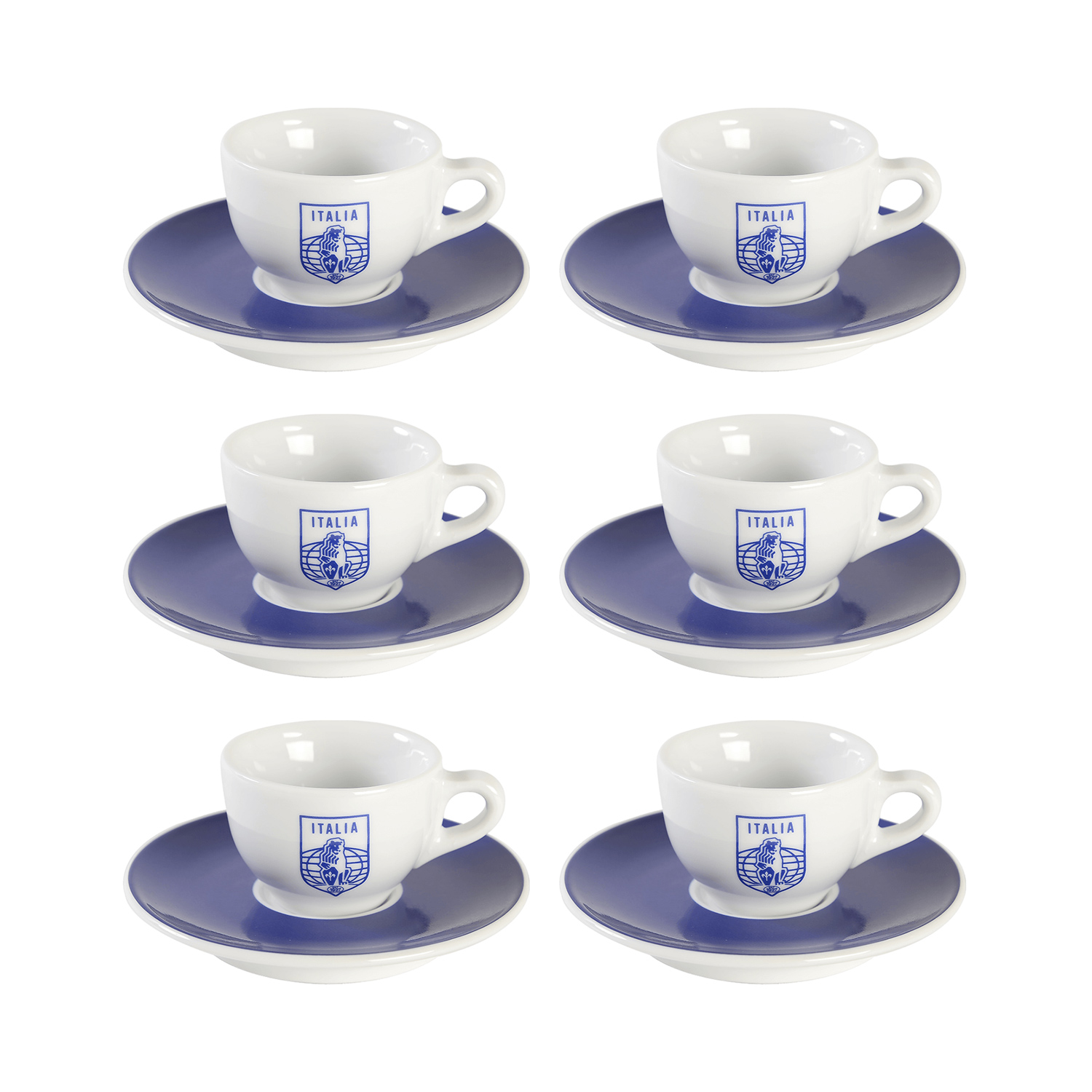 La Marzocco - Italia Set of 6 Espresso Cups and Saucers 65 ml