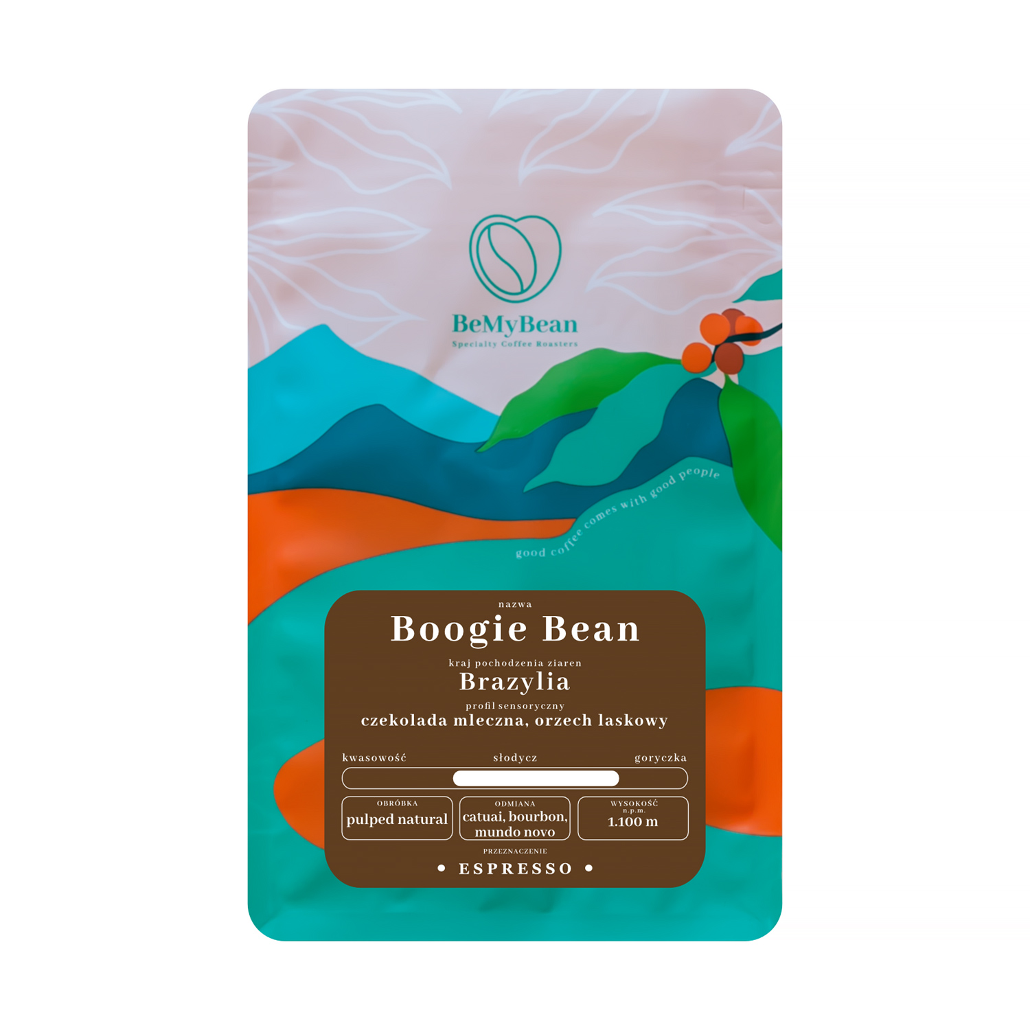 BeMyBean - kawa ziarnista Boogie Bean Espresso 250 g