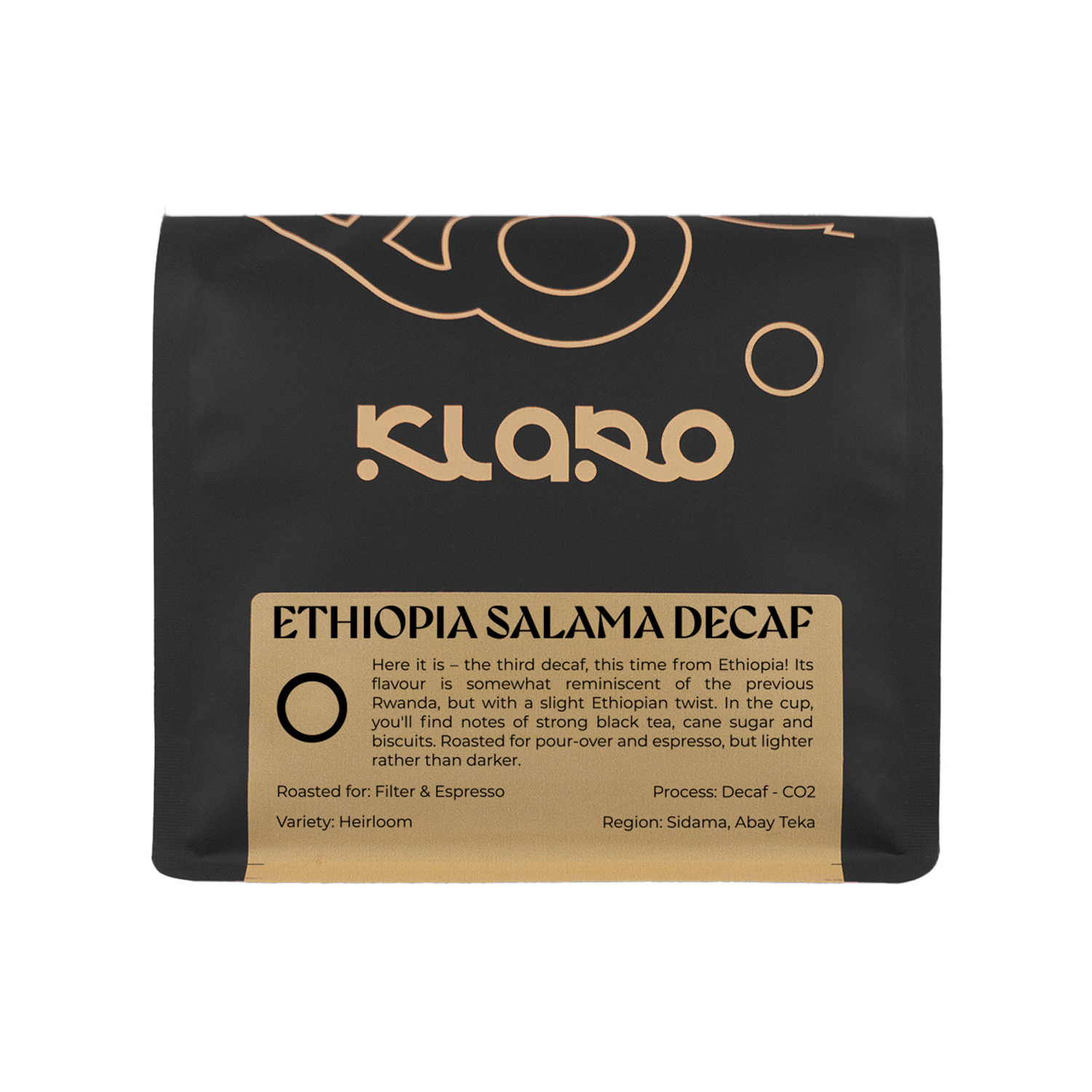 Klaro - bezkofeinowa kawa ziarnista Etiopia Salama Omniroast 250 g