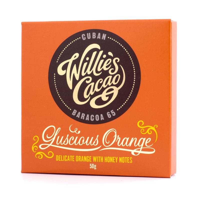 Willie's Cacao - Czekolada pomarańczowa 65% - Luscious Orange Kuba 50g