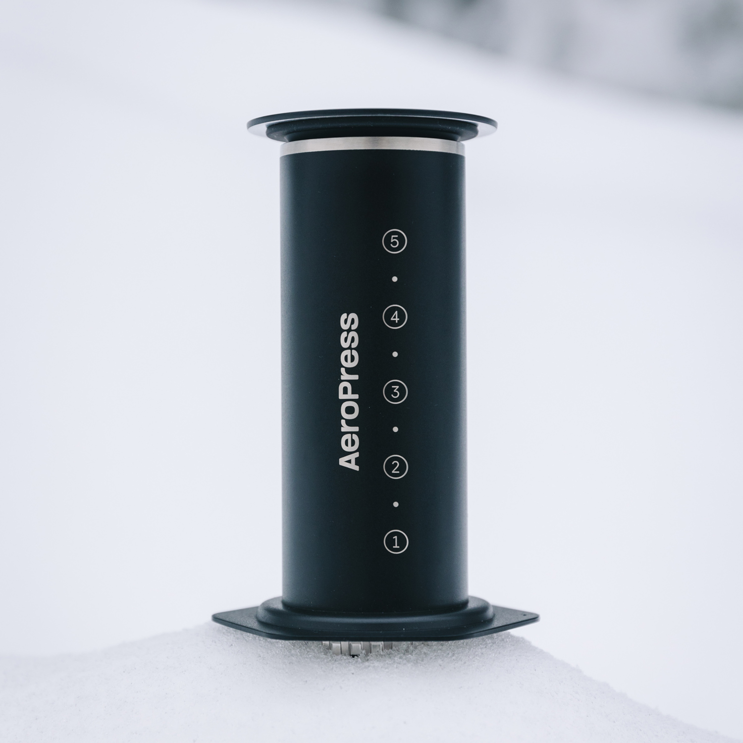 Aeropress - Zaparzacz do kawy Steel czarny
