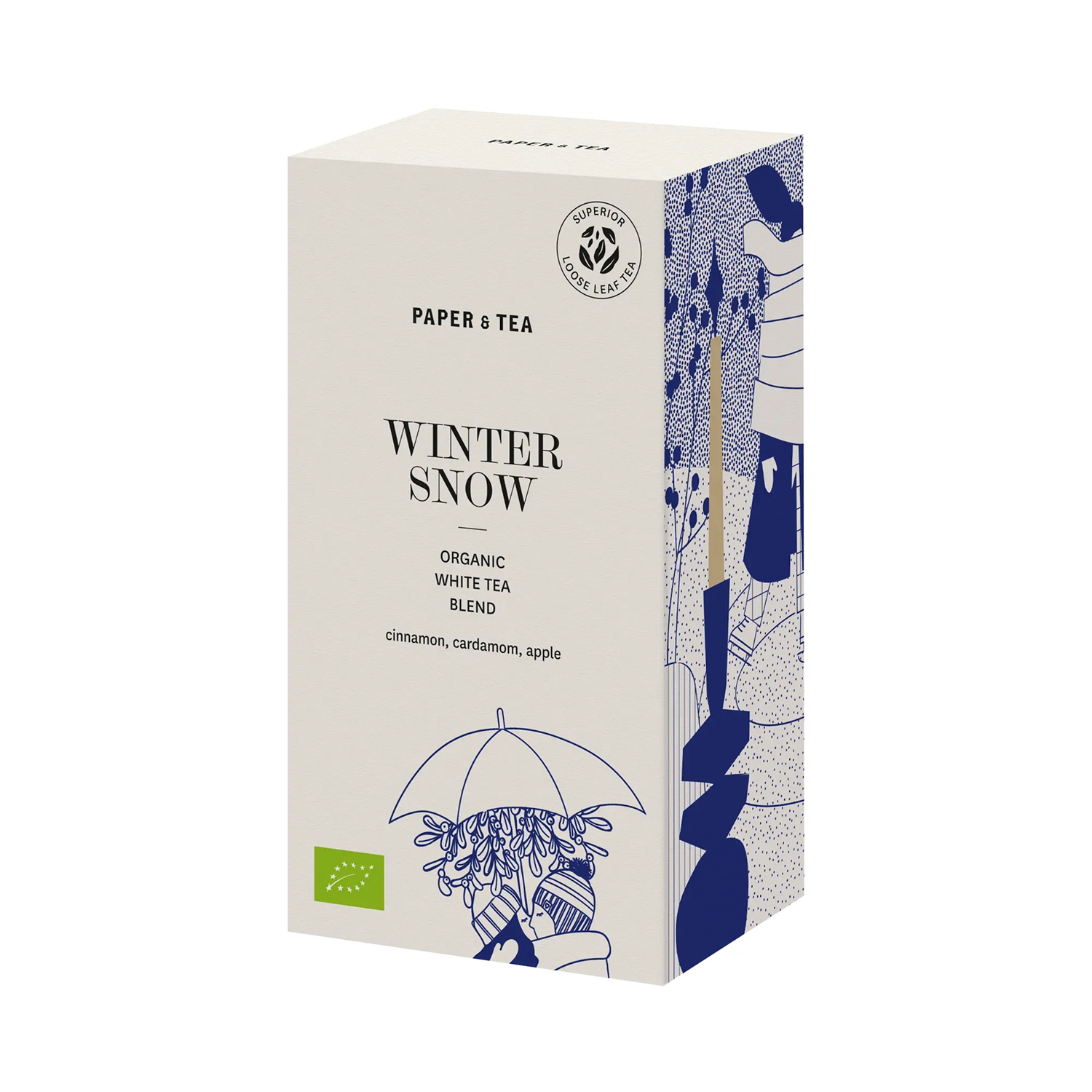 Paper & Tea - Winter Snow Blended White Tea - Loose Tea 70 g